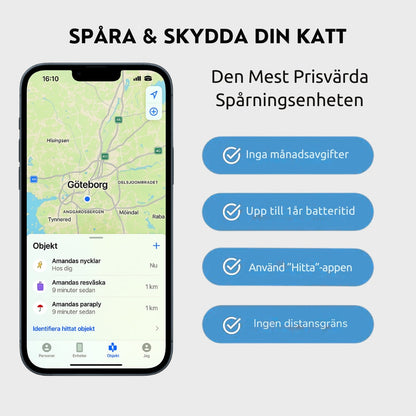 TrackGo Katthalsband (Black Friday)