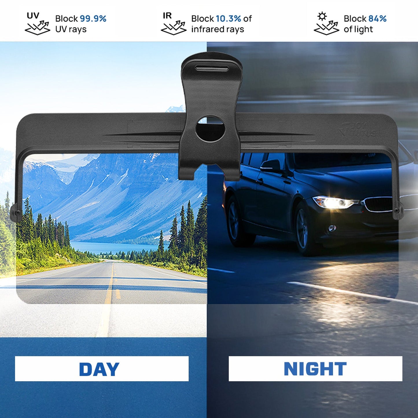 🚗 Atualização de 2025 com 75% de desconto 💥 Viseira fotocromática polarizada GlareX HD para automóvel ✨ Veja com mais nitidez, conduza com mais segurança