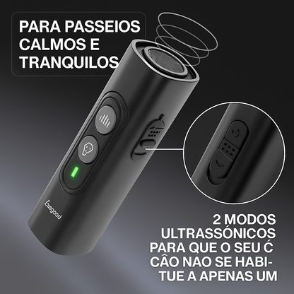 Dispositivo Ultrassónico Anti-Latidos Sem Choque – Seguro, Eficaz e Recarregável por USB 🐶🔇✨