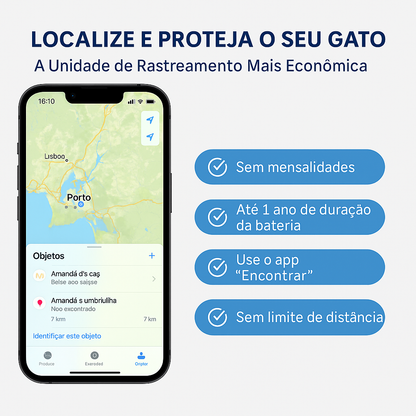 FeliTrack™ | Coleira GPS para Gatos