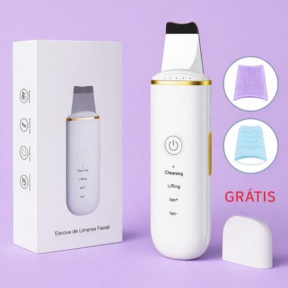 SkinGlow Pro – Limpeza Facial Ultrassónica Profunda ✨