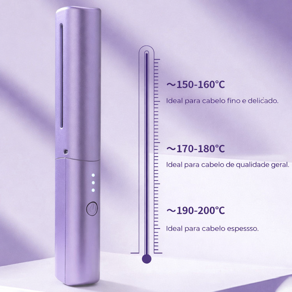 Alisador de Cabelo Mini Recarregável