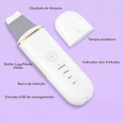 SkinGlow Pro – Limpeza Facial Ultrassónica Profunda ✨