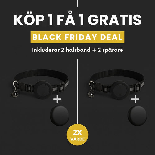 TrackGo Katthalsband (Black Friday)