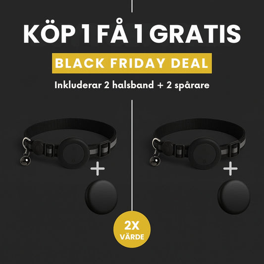 TrackGo Katthalsband (Black Friday)